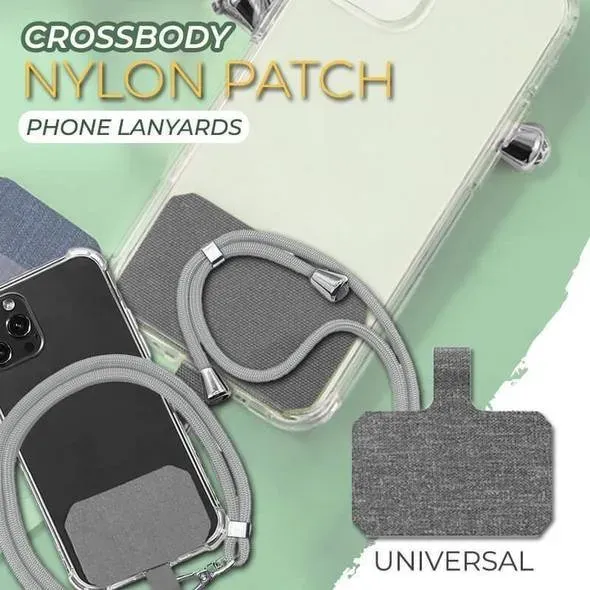 🔥🔥 Universal Crossbody Nylon Patch Phone Lanyards